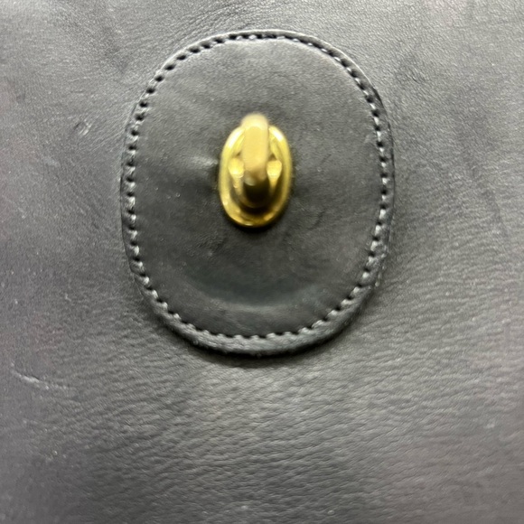 Vintage Coach Beekman Black Leather Briefcase Messenger Bag Corpcore 80s 90’s - Picture 15 of 16